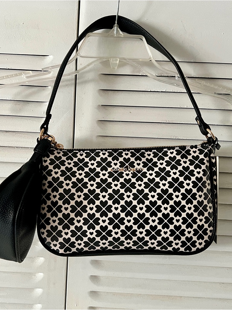 Nanette Lepore Jennah Baguette Heart Geo Black 2 Piece Set